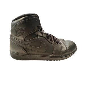 Air Jordan 1 Retro Mid Triple Black Men’s Size 11 GUC Mid